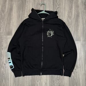 Billionaire Boys Club Hoodie Mens M Full Zip Hood Arch Astronaut USA Exclusive